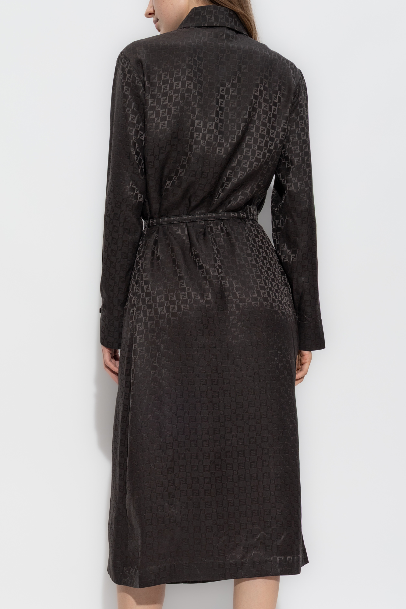 Fendi Silk dress with belt | Women's | Vitkac